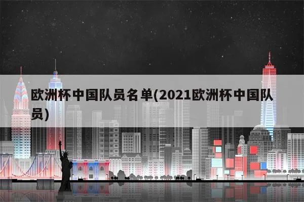 2021欧洲杯中国多少名 2021欧洲杯有中国队