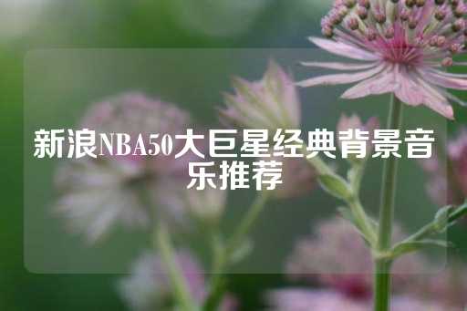 新浪NBA50大巨星经典背景音乐推荐-第1张图片-皇冠信用盘出租